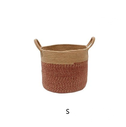 Trendy Cotton Linen Storage Laundry Basket